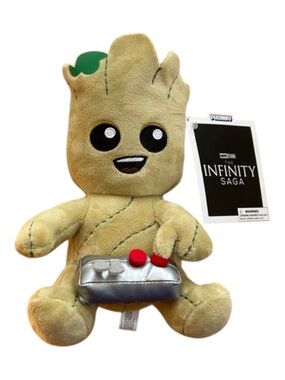 Kidrobot Marvel Phunny Teen Groot Video Game Controller‎ 8" Plush Infinity Saga